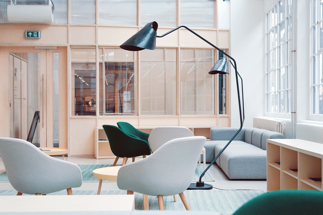 VH Global team collaborating in a bright workspace